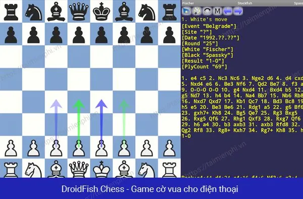 game cờ vua - DroidFish