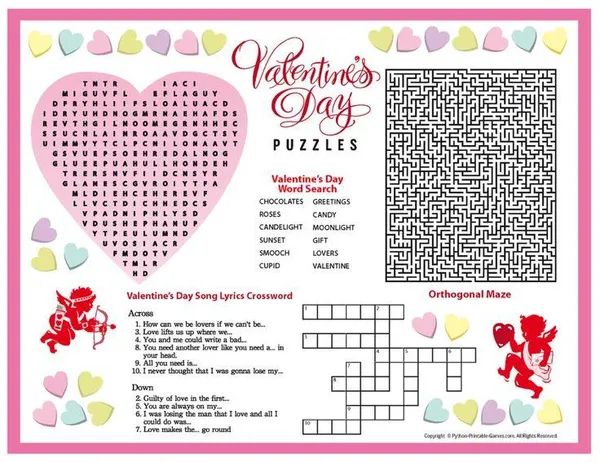 game valentine - Love Puzzles